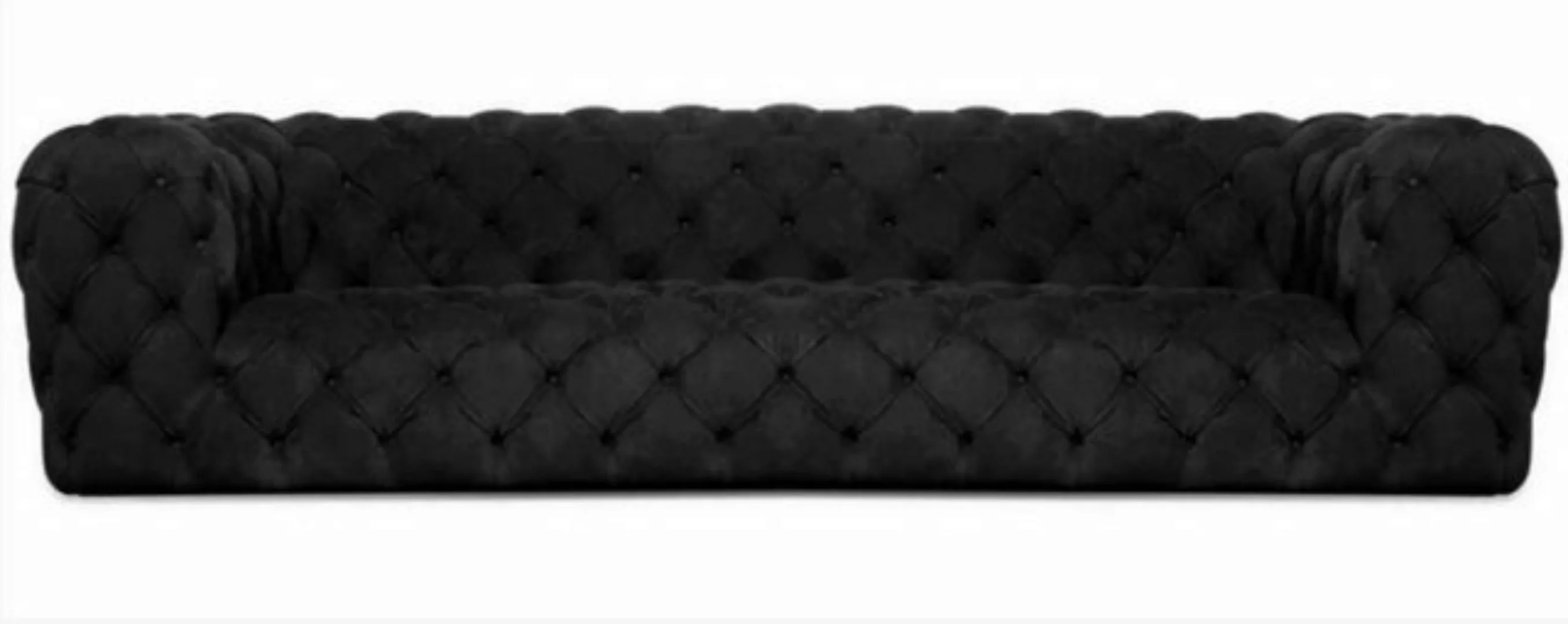JVmoebel Chesterfield-Sofa, Grau Chesterfield Wohnzimmer Modern Design Couc günstig online kaufen