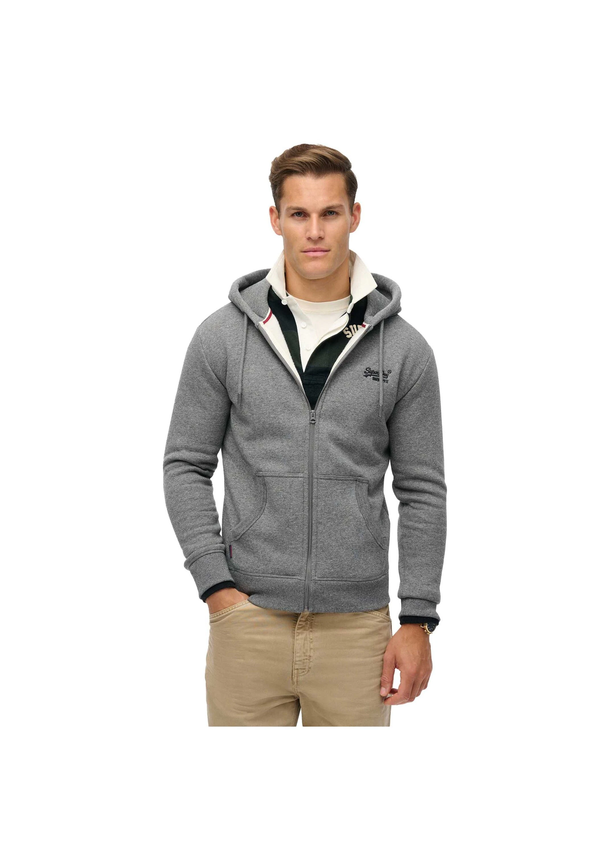 Superdry Sweater "Sweatjacke ESSENTIAL LOGO ZIP HOODIE" günstig online kaufen