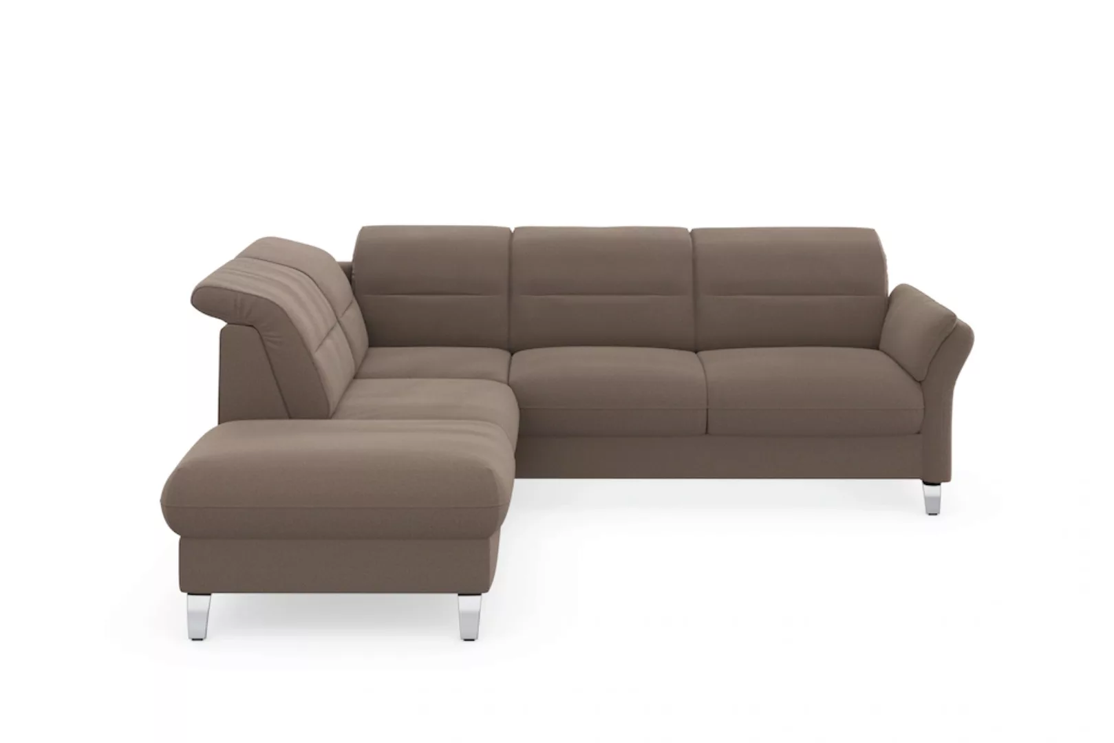 sit&more Ecksofa "Grenoble L-Form", Federkern, wahlweise mit Bettfunktion, günstig online kaufen