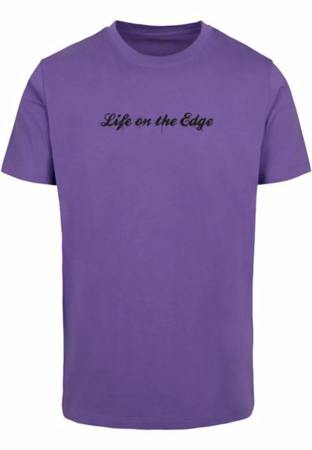 Merchcode T-Shirt Merchcode Herren Peanuts - Life on the edge T-Shirt Round günstig online kaufen