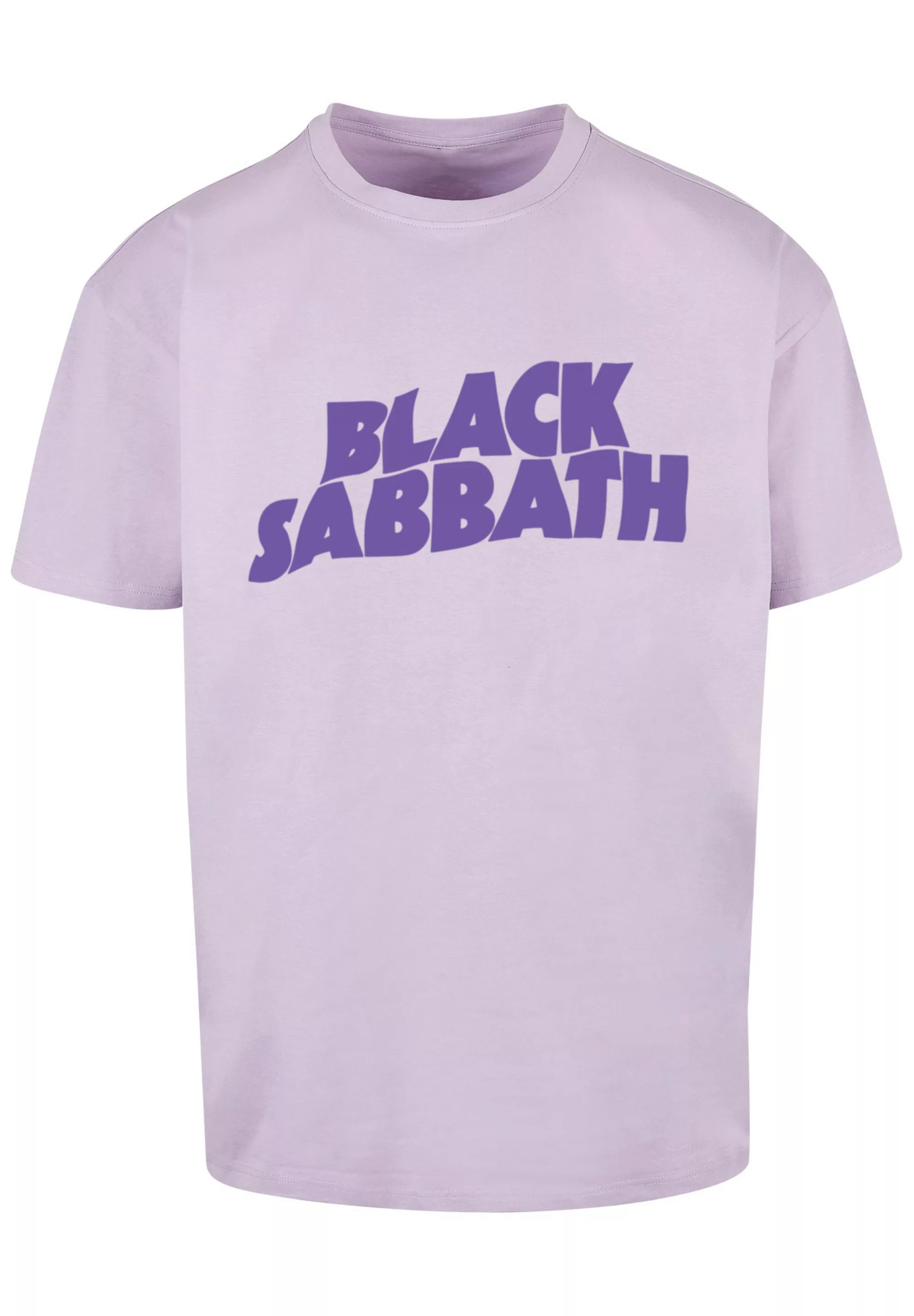 F4NT4STIC T-Shirt "Black Sabbath Heavy Metal Band Wavy Logo Black" günstig online kaufen