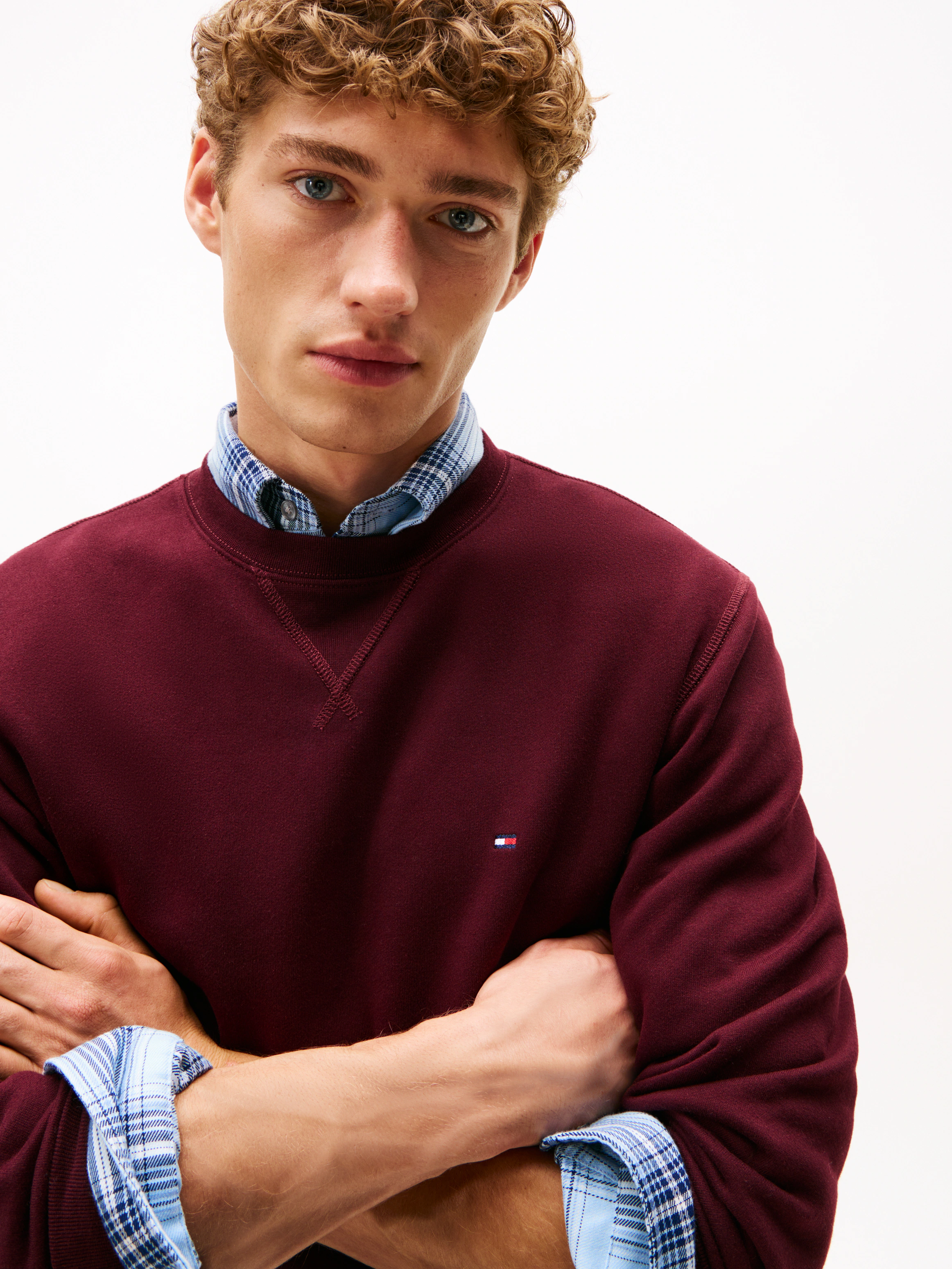 Tommy Hilfiger Sweatshirt "ESS SEASONAL FLEECE CREWNECK mit Rundhals und St günstig online kaufen