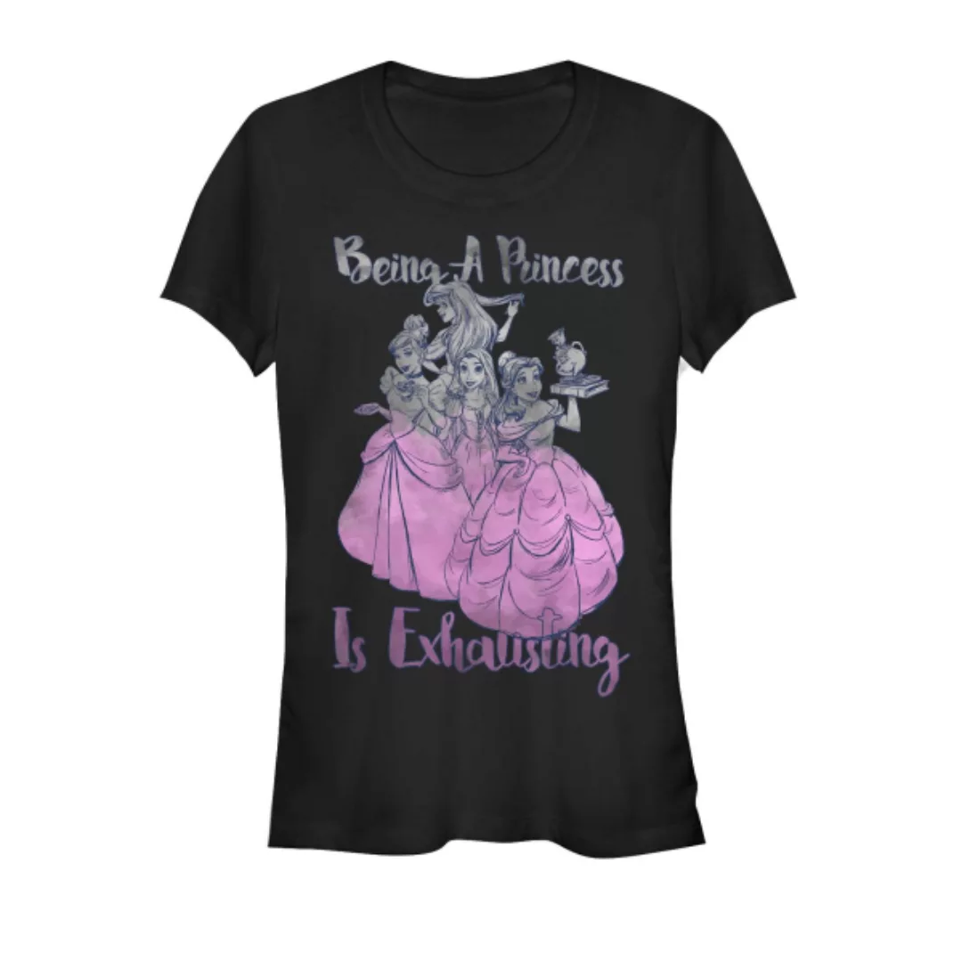 Disney Prinzessinnen - Gruppe Exhausted - Frauen T-Shirt günstig online kaufen