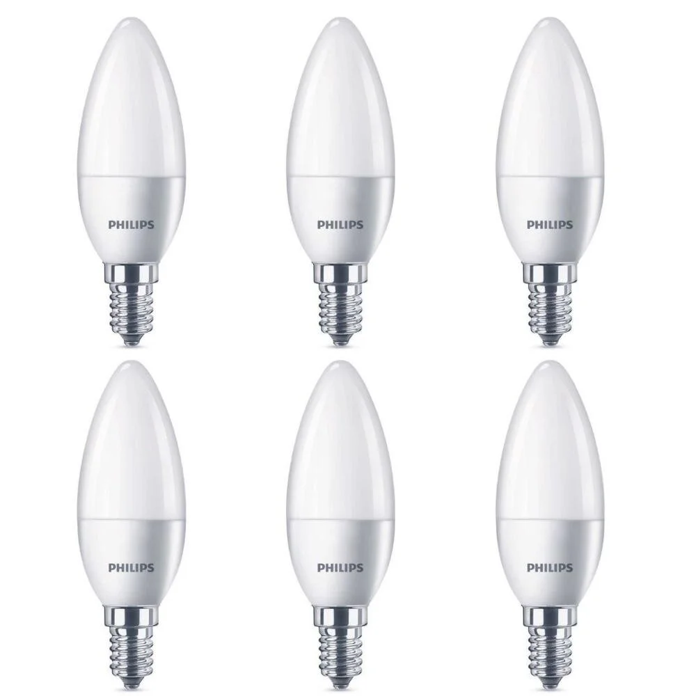 Philips LED Lampe ersetzt 40W, E14 Kerzenform B35, weiß, warmweiß, 470 Lume günstig online kaufen