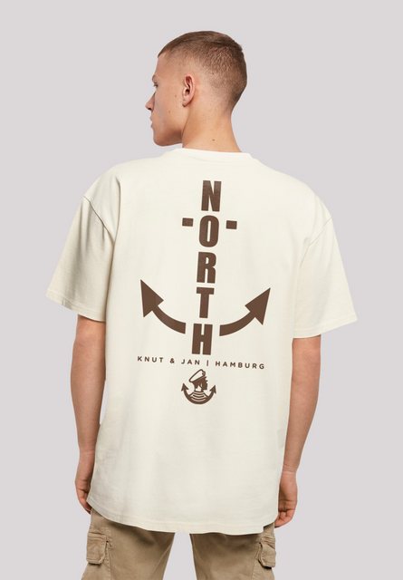 F4NT4STIC T-Shirt "North Anker Knut & Jan Hamburg", Print günstig online kaufen