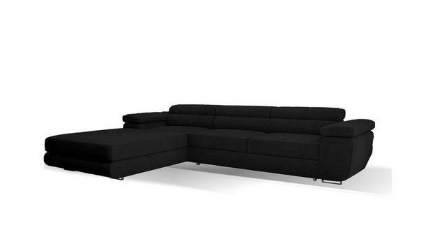 Goldstoff Ecksofa VENUS TWIN, mit Schlaffunktion und Bettkasten, 275x202x70 günstig online kaufen