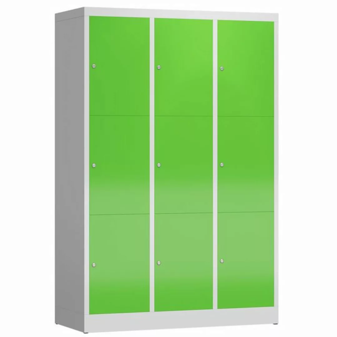 Steelboxx Fächerschrank Schließfachschrank 9 Fächer Spindschrank (1-St) kom günstig online kaufen