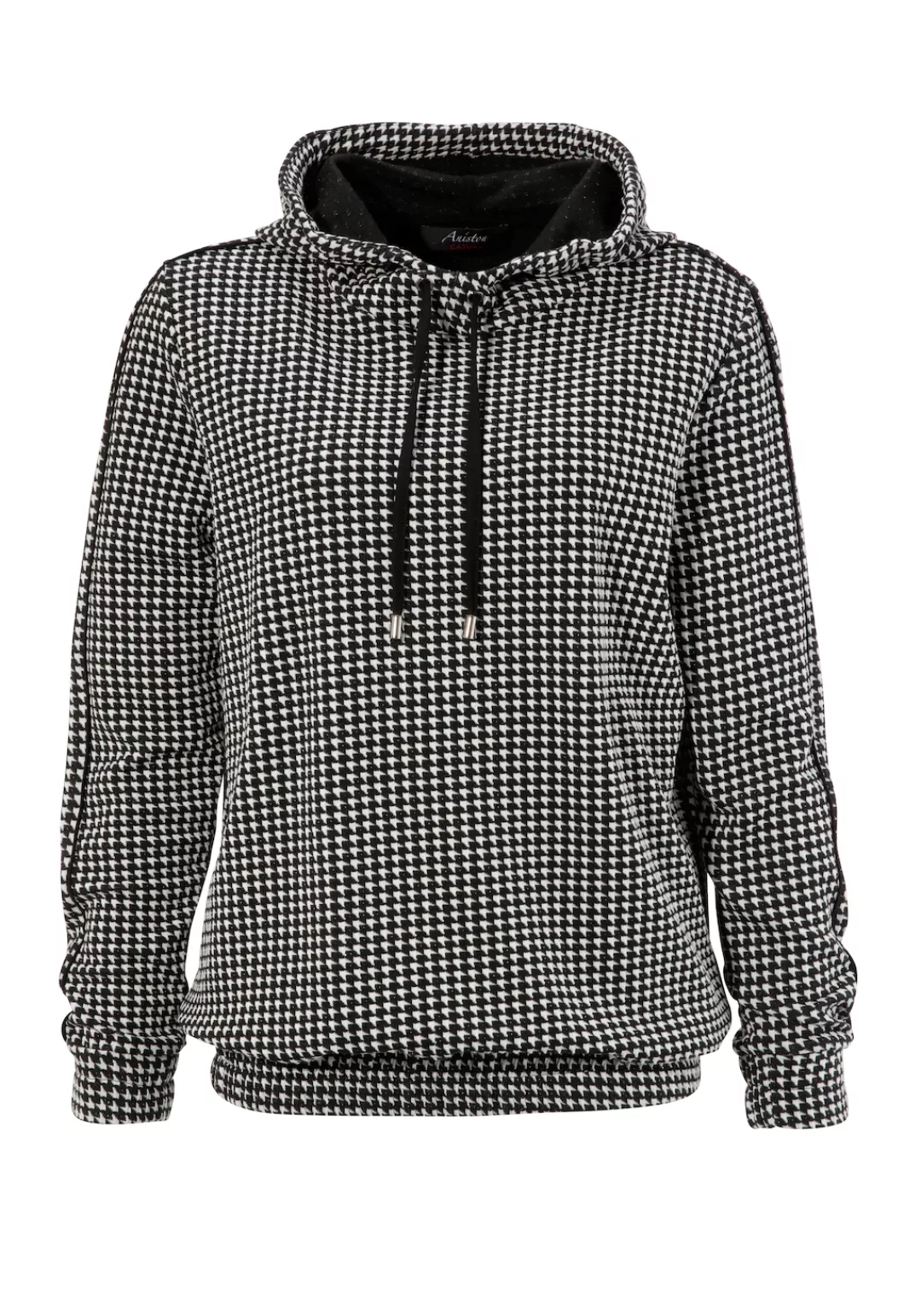 Aniston CASUAL Sweatshirt, Kapuze mit Bindeband regulierbar günstig online kaufen
