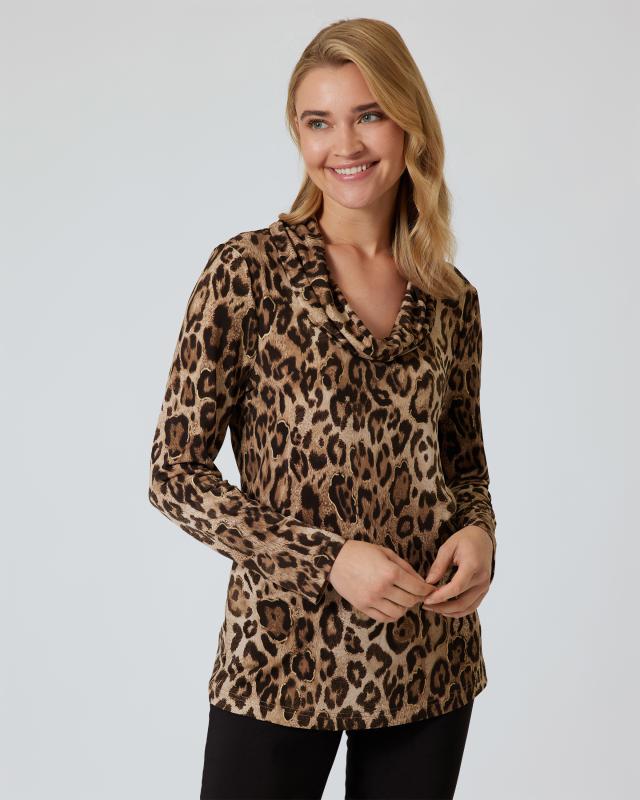 Couture Line Shirt mit Leodruck günstig online kaufen