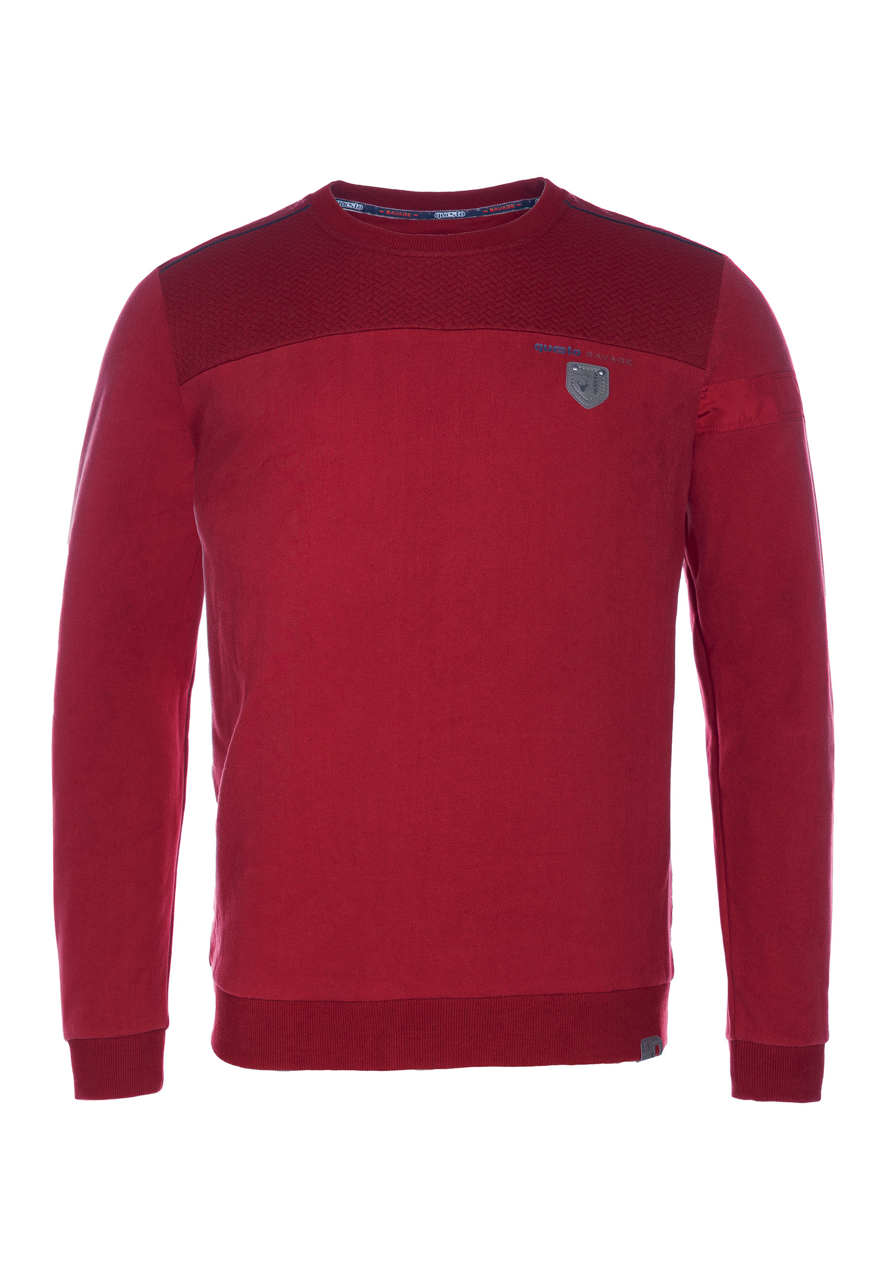 Questo Sweatshirt Eduard ruby günstig online kaufen