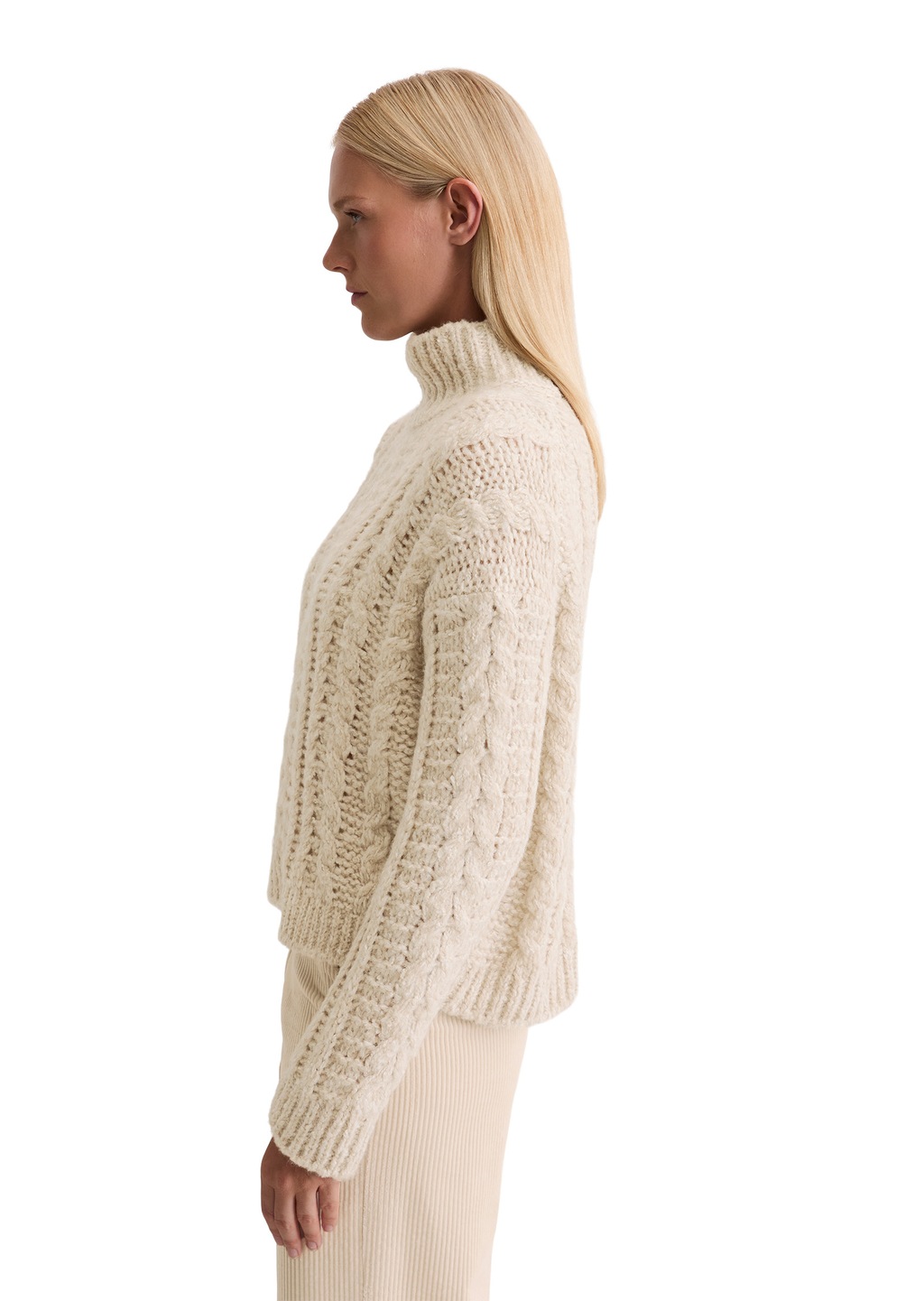Marc OPolo Stehkragenpullover "aus Alpakawolle-Baumwolle-Merinowolle-Mix" günstig online kaufen