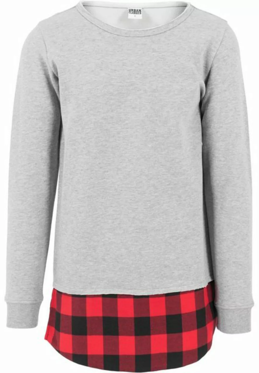 URBAN CLASSICS Rundhalspullover Urban Classics Herren Long Flanell Bottom O günstig online kaufen