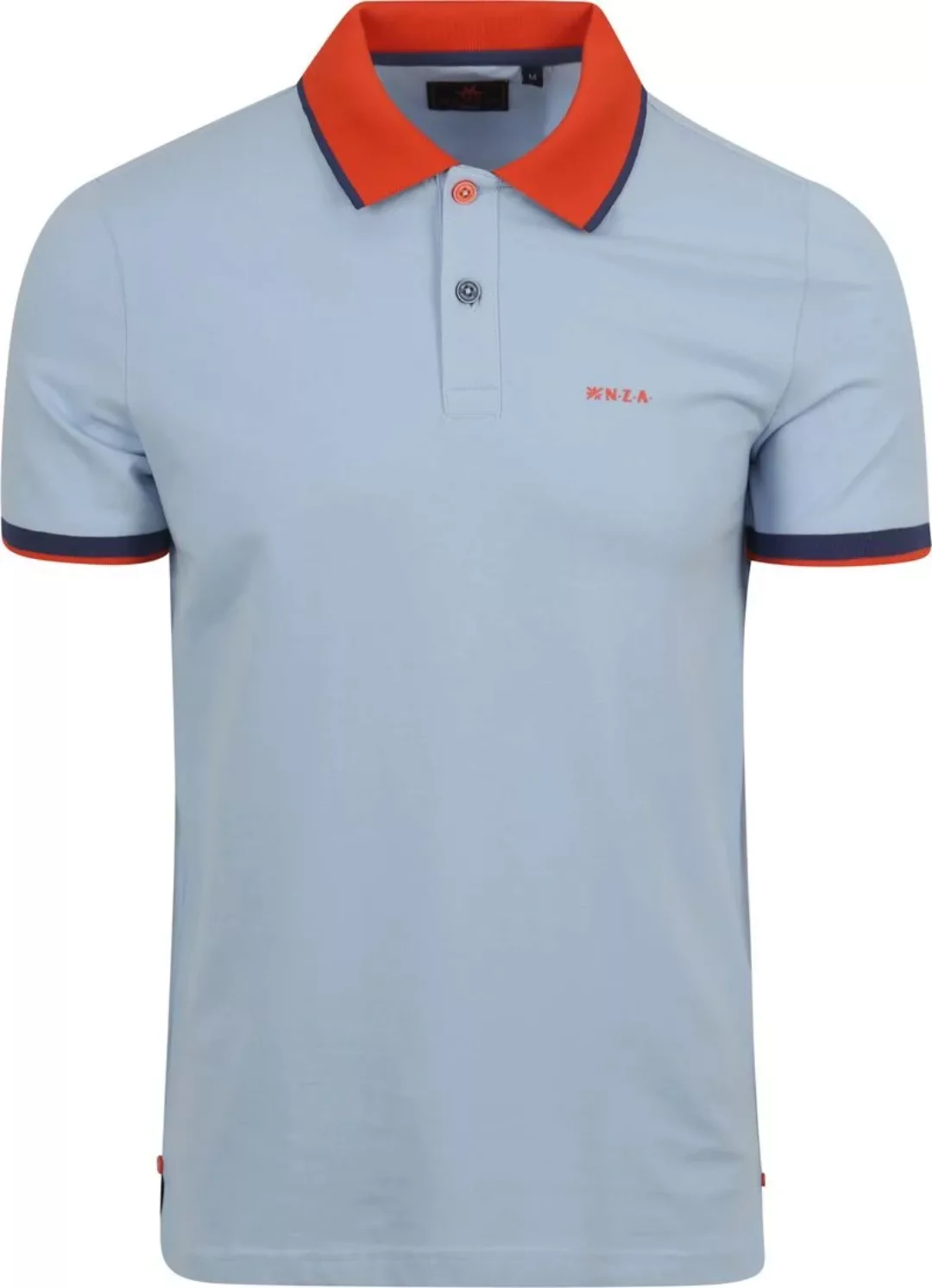 NZA Poloshirt Kinloch Hellblau - Größe M günstig online kaufen