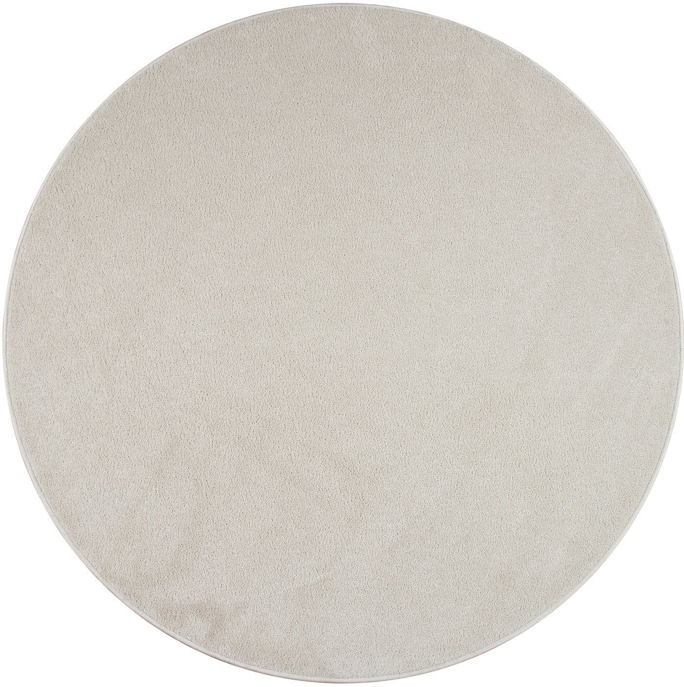 Paco Home Teppich »Porto 890«, rund, 13 mm Höhe, Kurzflor, Uni-Farben, idea günstig online kaufen