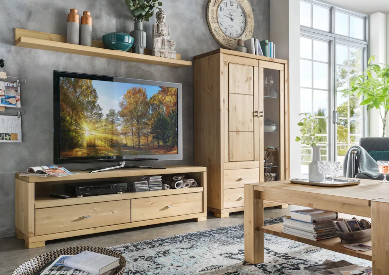 Wohnglücklich by Infantil TV-Board "Vita", Lowboard Breite 160 cm, Kiefer m günstig online kaufen