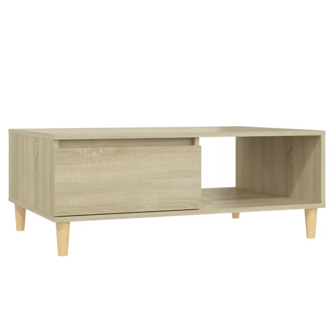 Couchtisch Sonoma-eiche 90x60x35 Cm Spanplatte günstig online kaufen