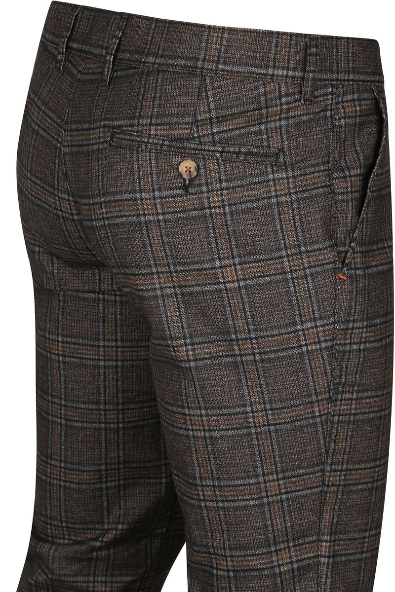 Suitable Chino Pico Karo Dunkelbraun - Größe 25 günstig online kaufen