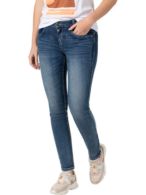 TIMEZONE Damen Jeans SLIM ENAYTZ - Slim Fit - Blau - Muted Blue Wash günstig online kaufen