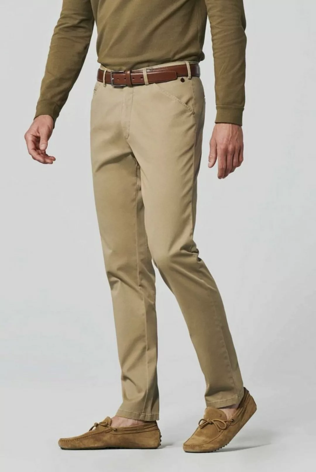 MEYER Chinohose Chicago mit Two-Tone-Super-Stretch günstig online kaufen