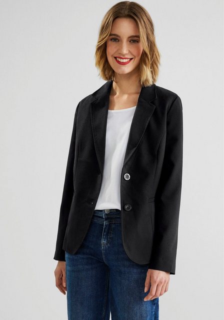 STREET ONE Jackenblazer Style Hanni in Unifarbe günstig online kaufen