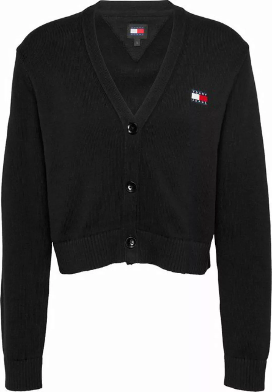 Tommy Jeans Strickjacke TJW ESSENTIAL BADGE CARDIGAN EXT mit Logo-Badge günstig online kaufen