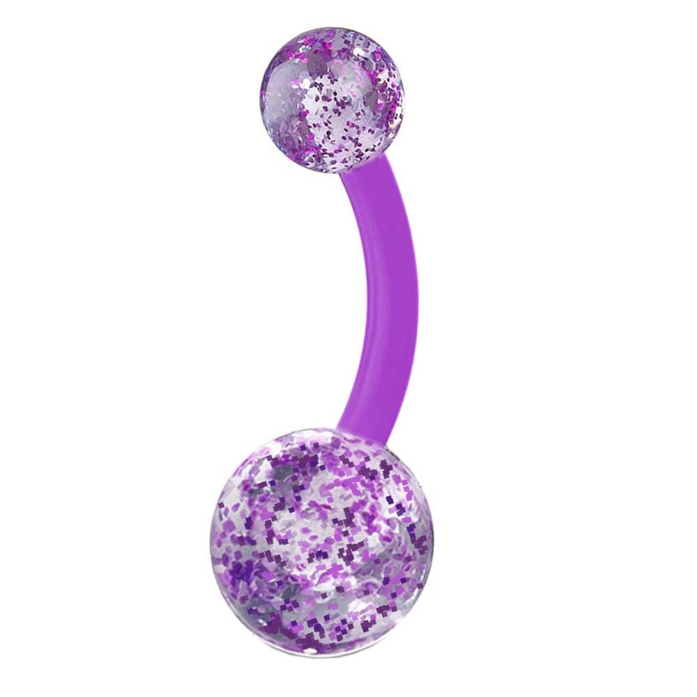 viva-adorno Bauchnabelpiercing Banane Barbell Bioflex Kunststoff günstig online kaufen