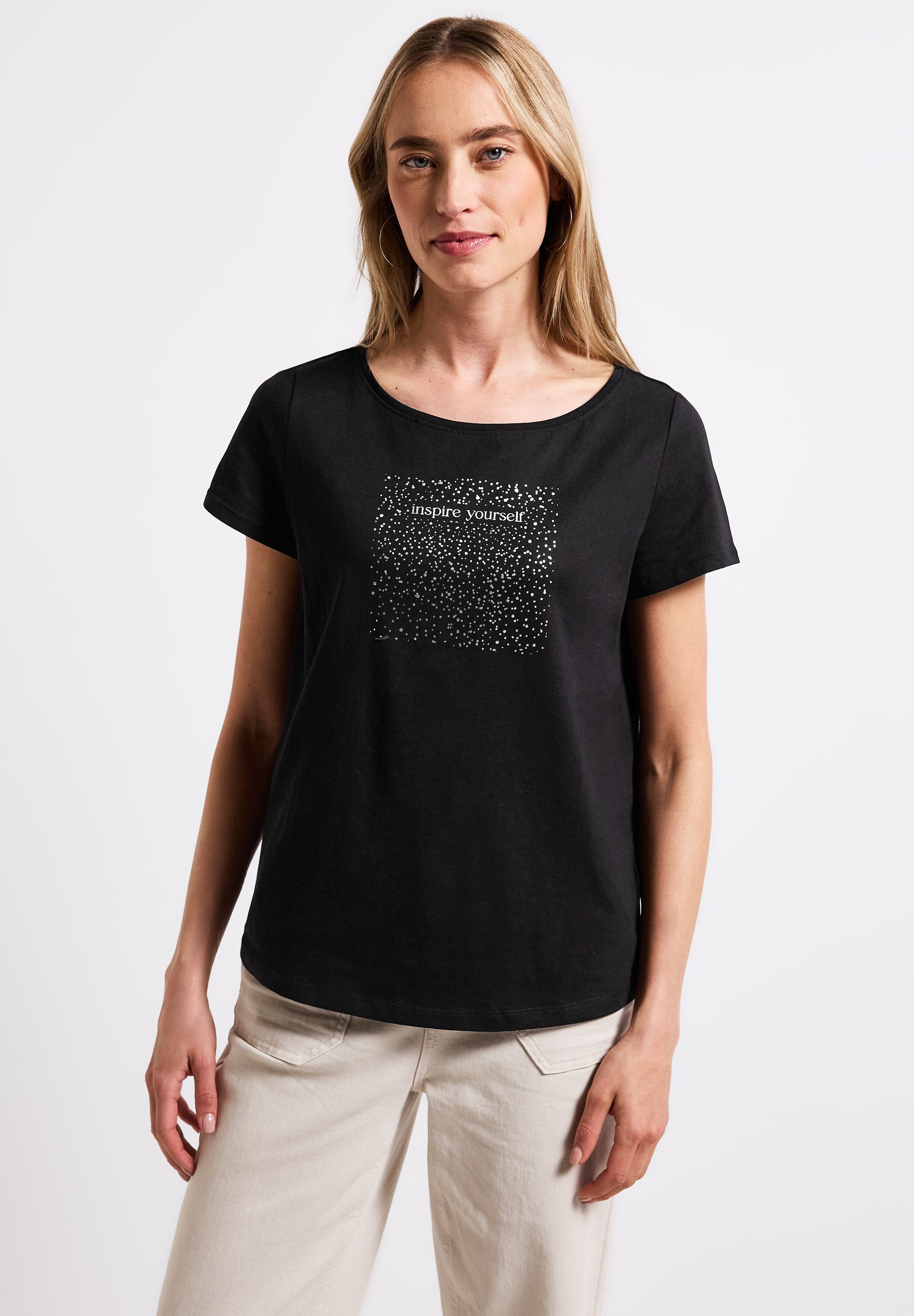STREET ONE T-Shirt, farbig günstig online kaufen