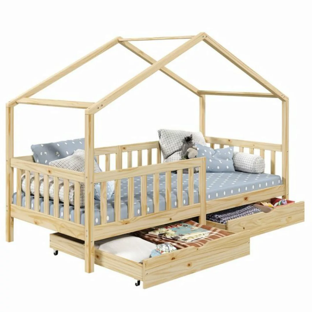 IDIMEX Kinderbett ELEA, Hausbett Montessori Bett Kinderbett Tipibett 90 x 2 günstig online kaufen