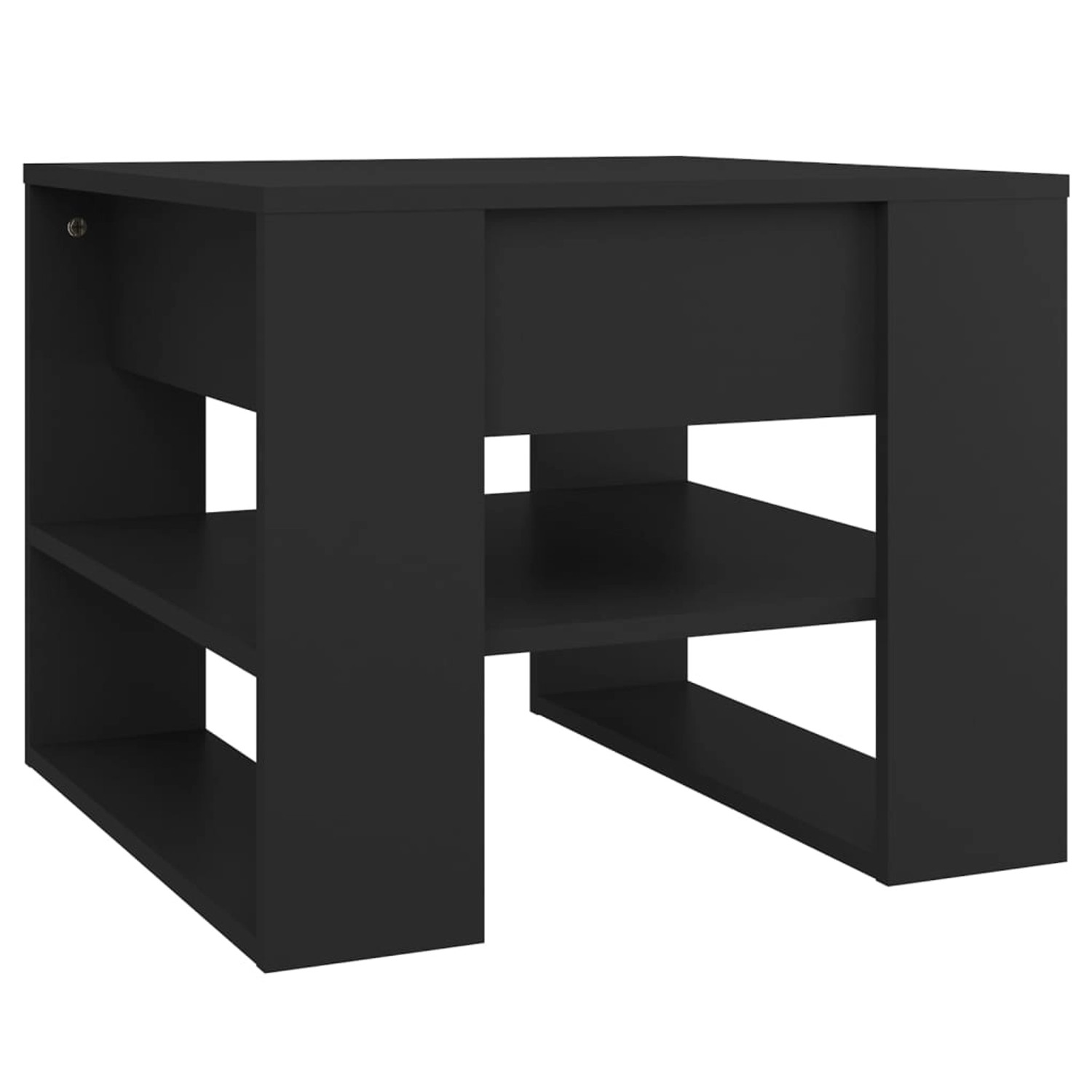 vidaXL Couchtisch Schwarz 55,5x55x45 cm Holzwerkstoff günstig online kaufen