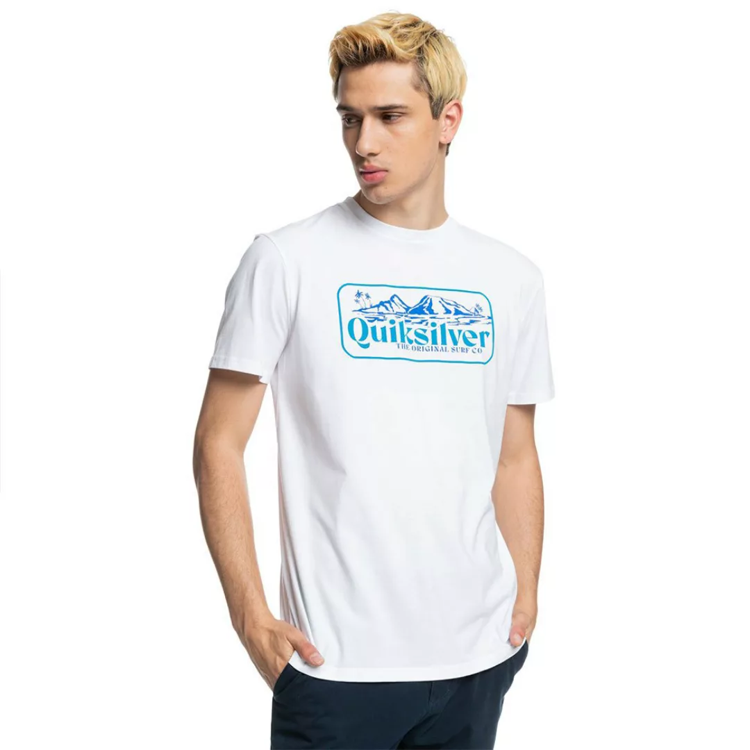 Quiksilver Mountain Script Kurzärmeliges T-shirt XL White günstig online kaufen