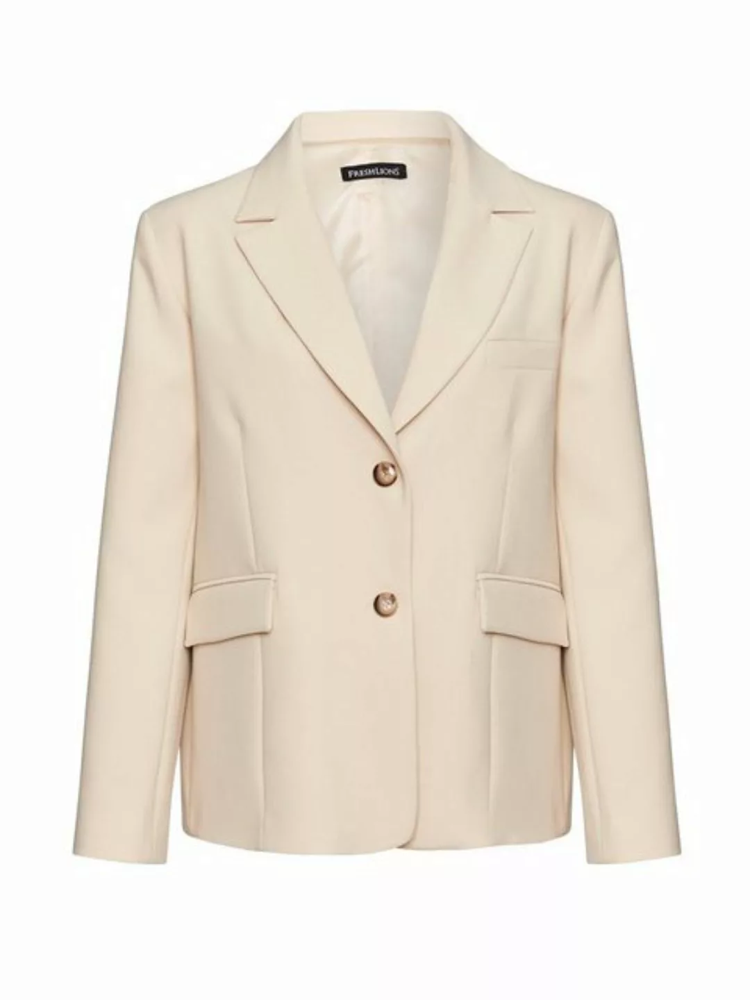 Freshlions Jackenblazer Oversize Blazer in beige - S/M Falten günstig online kaufen