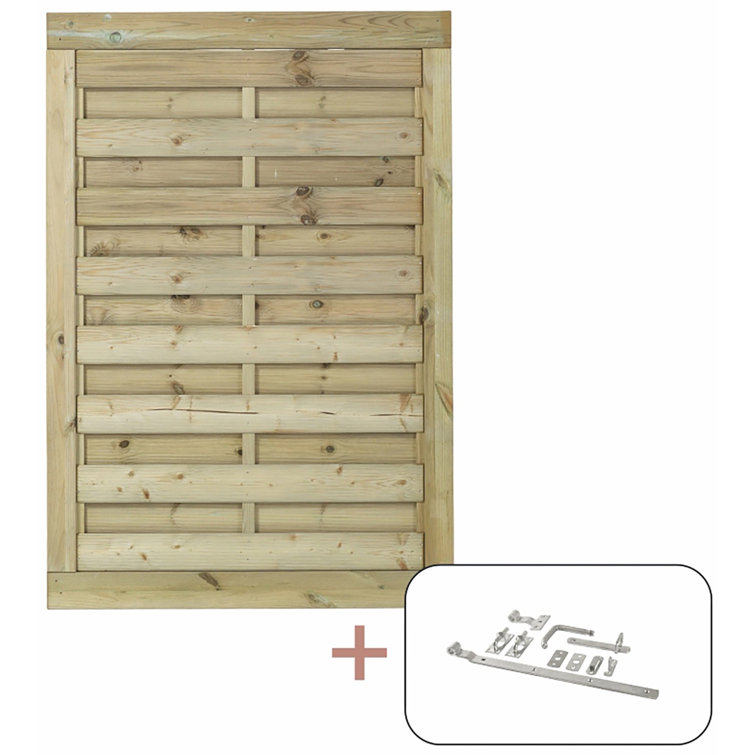 Plus Holz Einzeltor Bergen Nadelholz druckimprägniert 100 cm x 150 cm günstig online kaufen