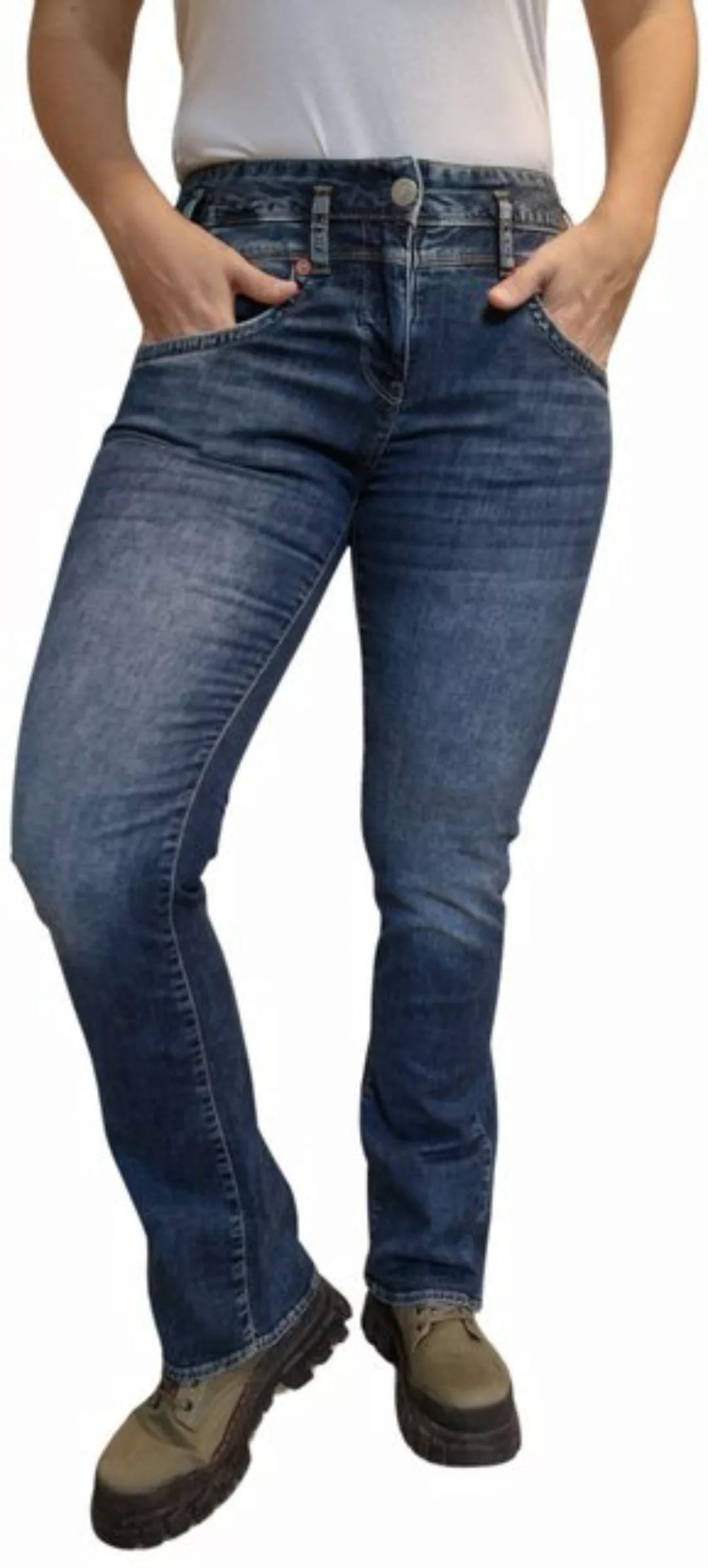 Herrlicher Bootcut-Jeans 5832-RD662, Bootcut Jeans aus Recycled Denim Light günstig online kaufen