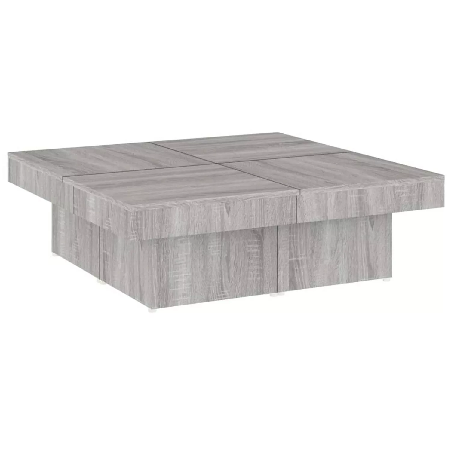 Vidaxl Couchtisch Grau Sonoma 90x90x28 Cm Holzwerkstoff günstig online kaufen