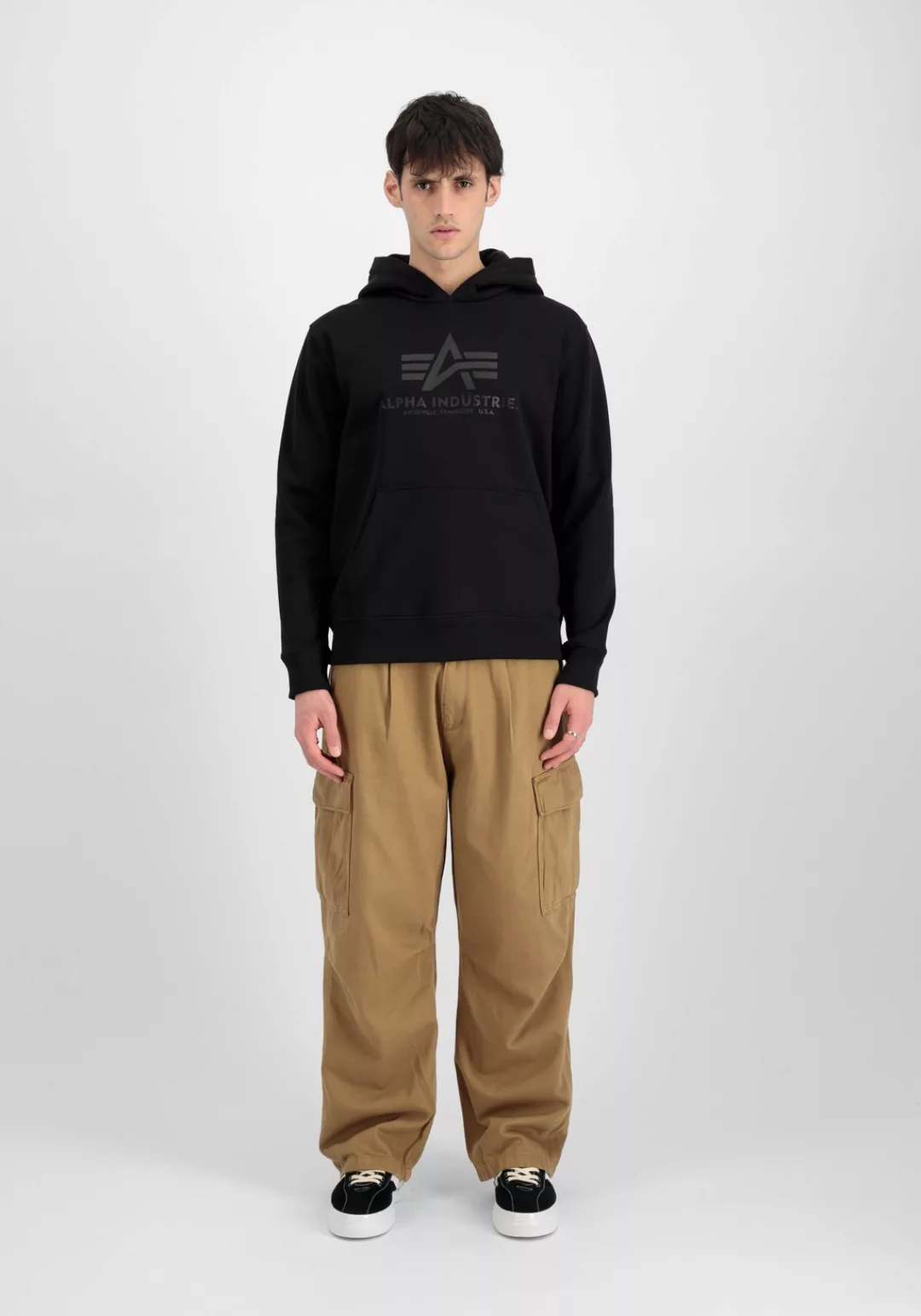 Alpha Industries Hoodie "Alpha Industries Men - Hoodies Basic Hoodie Carbon günstig online kaufen