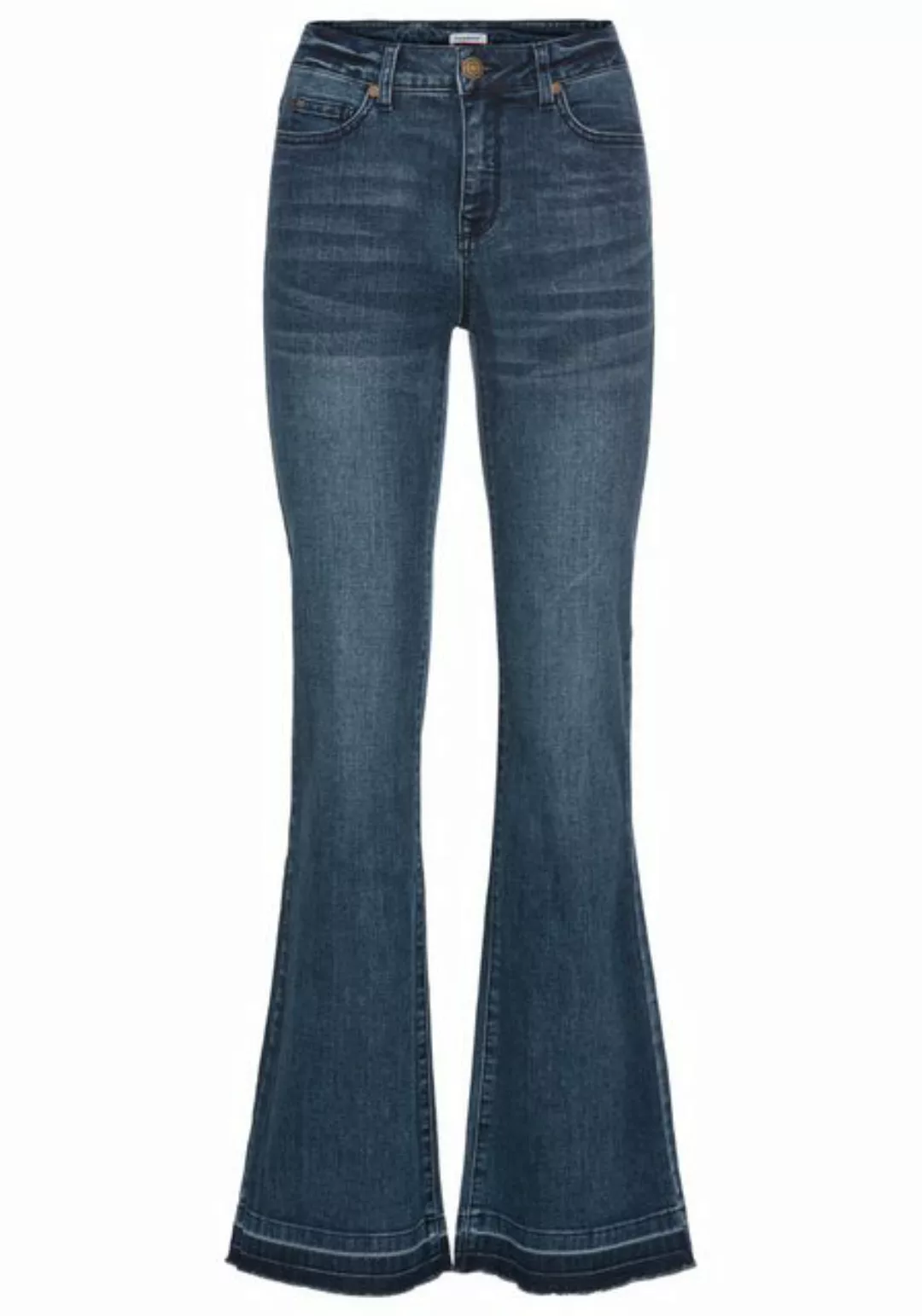 KangaROOS Weite Jeans Flare Weite Jeans High Waist günstig online kaufen