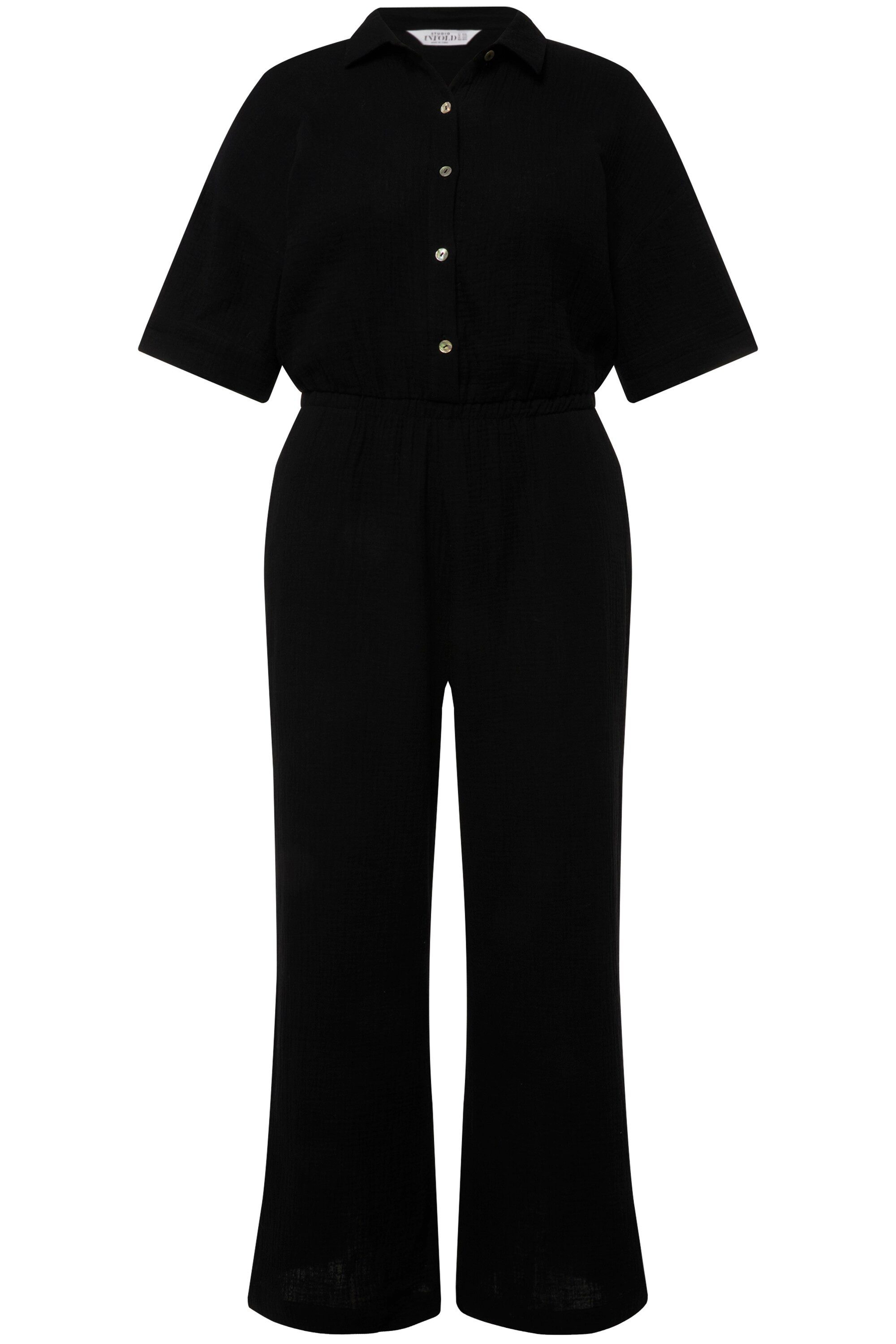 Studio Untold Maxikleid Jumpsuit Musselin elastische günstig online kaufen
