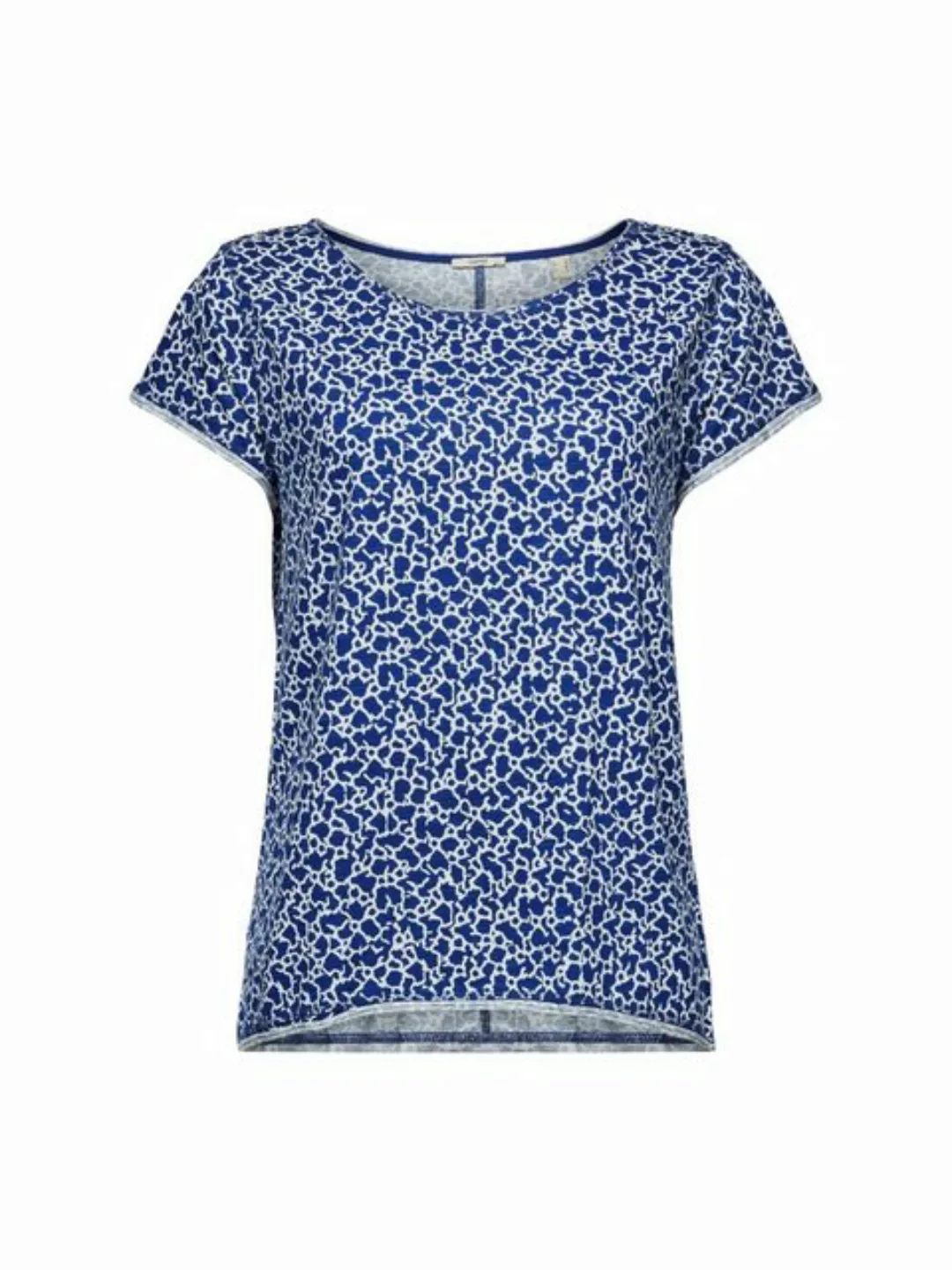 Esprit T-Shirt T-Shirt mit Print und Rollkante (1-tlg) günstig online kaufen
