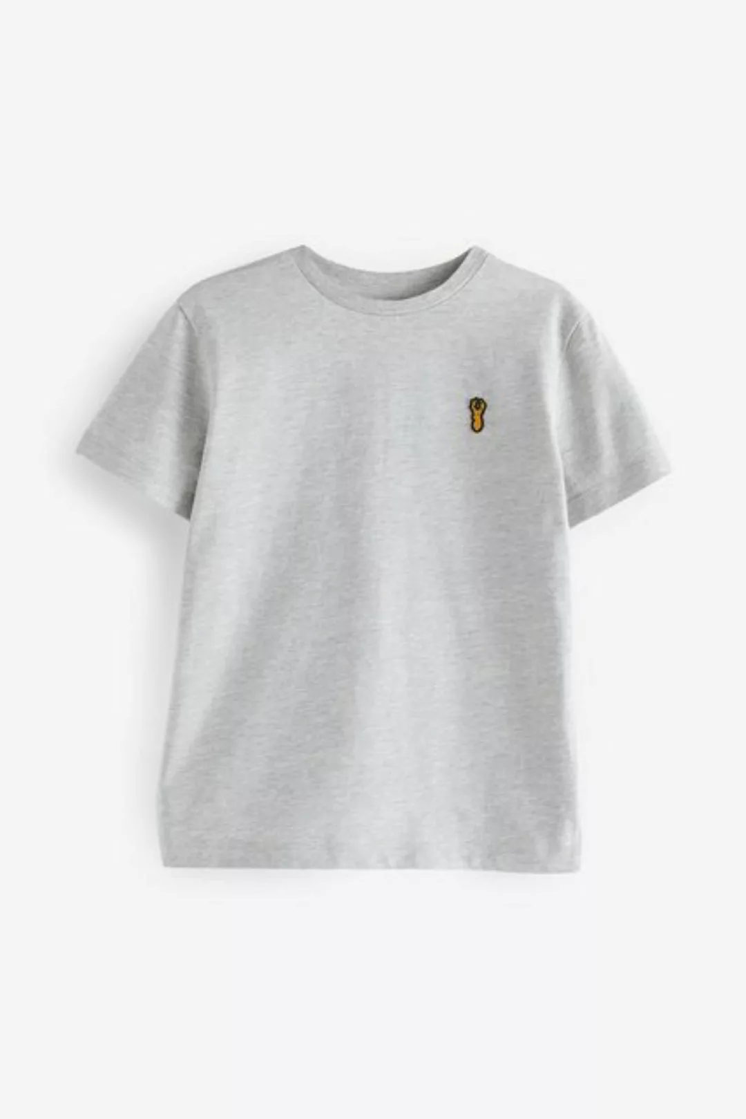 Next T-Shirt Kurzärmeliges Basic T-Shirt mit Hirsch (1-tlg) günstig online kaufen