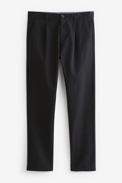 Next Chinohose Stretch-Chinohose mit Bundfalte im Slim Fit (1-tlg) günstig online kaufen