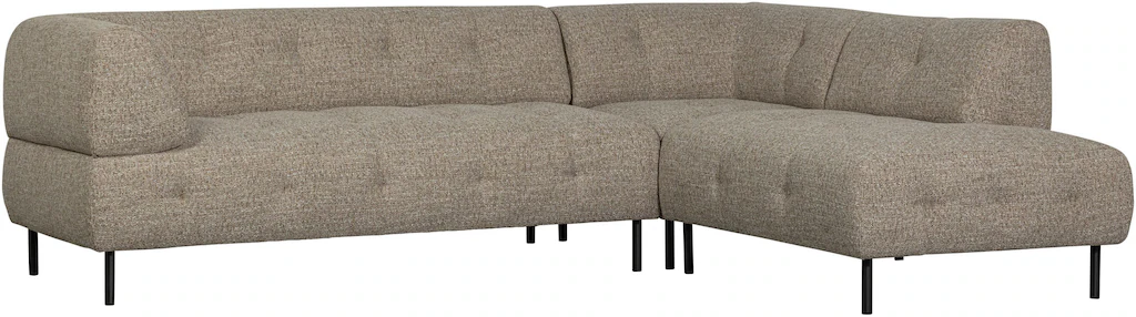 WOOOD Ecksofa Ecksofa Lloyd rechts - Stoff Braun Melange, Freistellbar günstig online kaufen