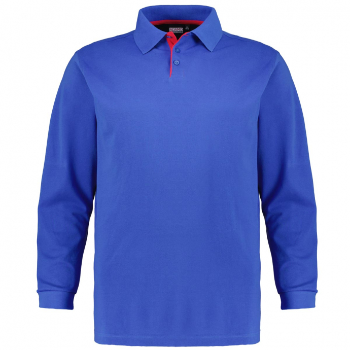 ADAMO Piqué-Poloshirt mit kontrastfarbener Knopfleiste günstig online kaufen
