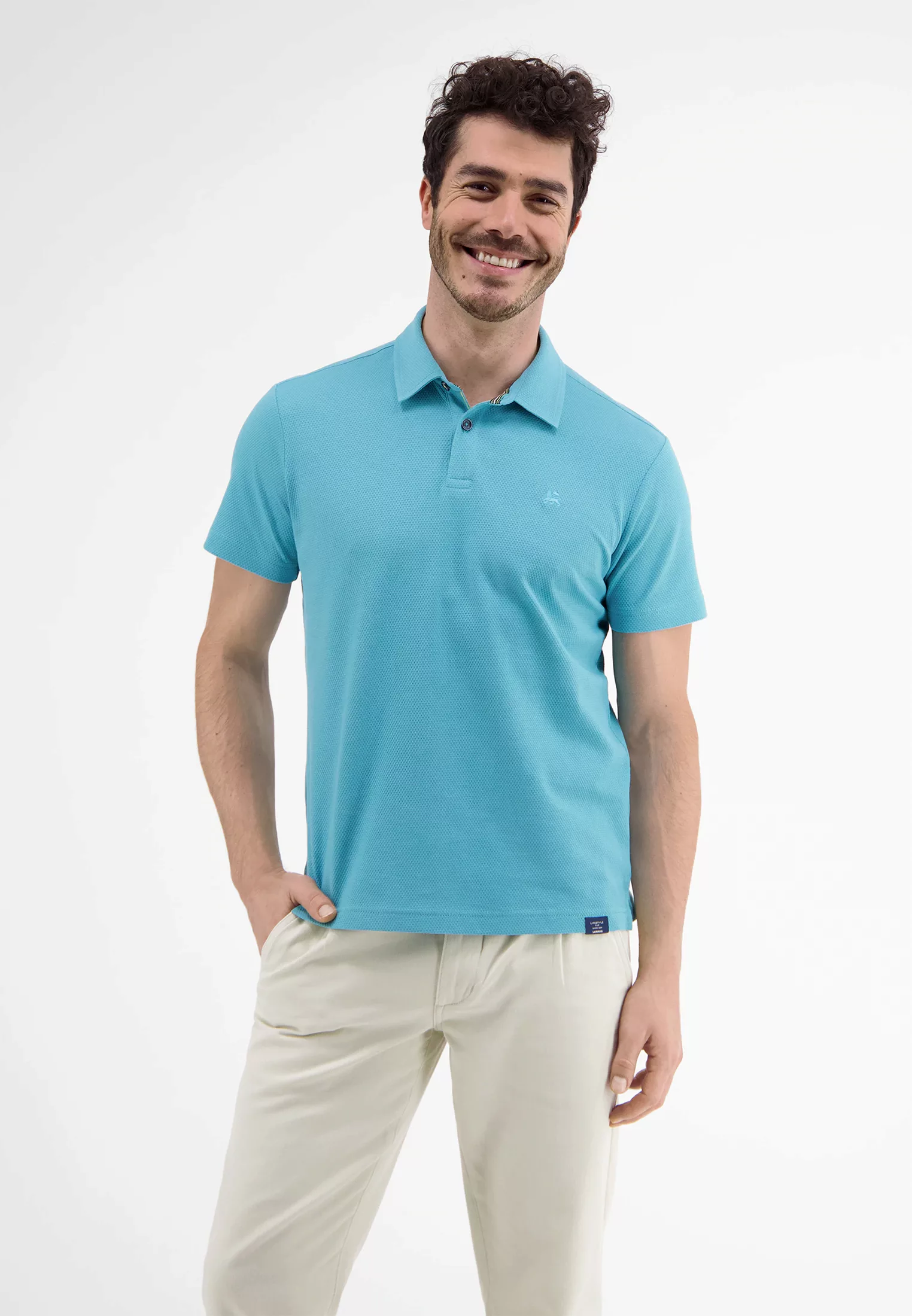 LERROS Poloshirt "LERROS Waffelpiqué-Poloshirt" günstig online kaufen