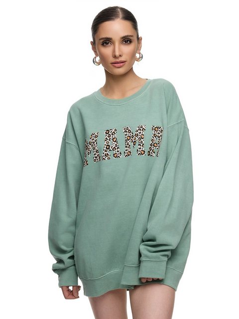 Worldclassca Longsweatshirt Worldclassca Oversized Sweatshirt MAMA Animal P günstig online kaufen