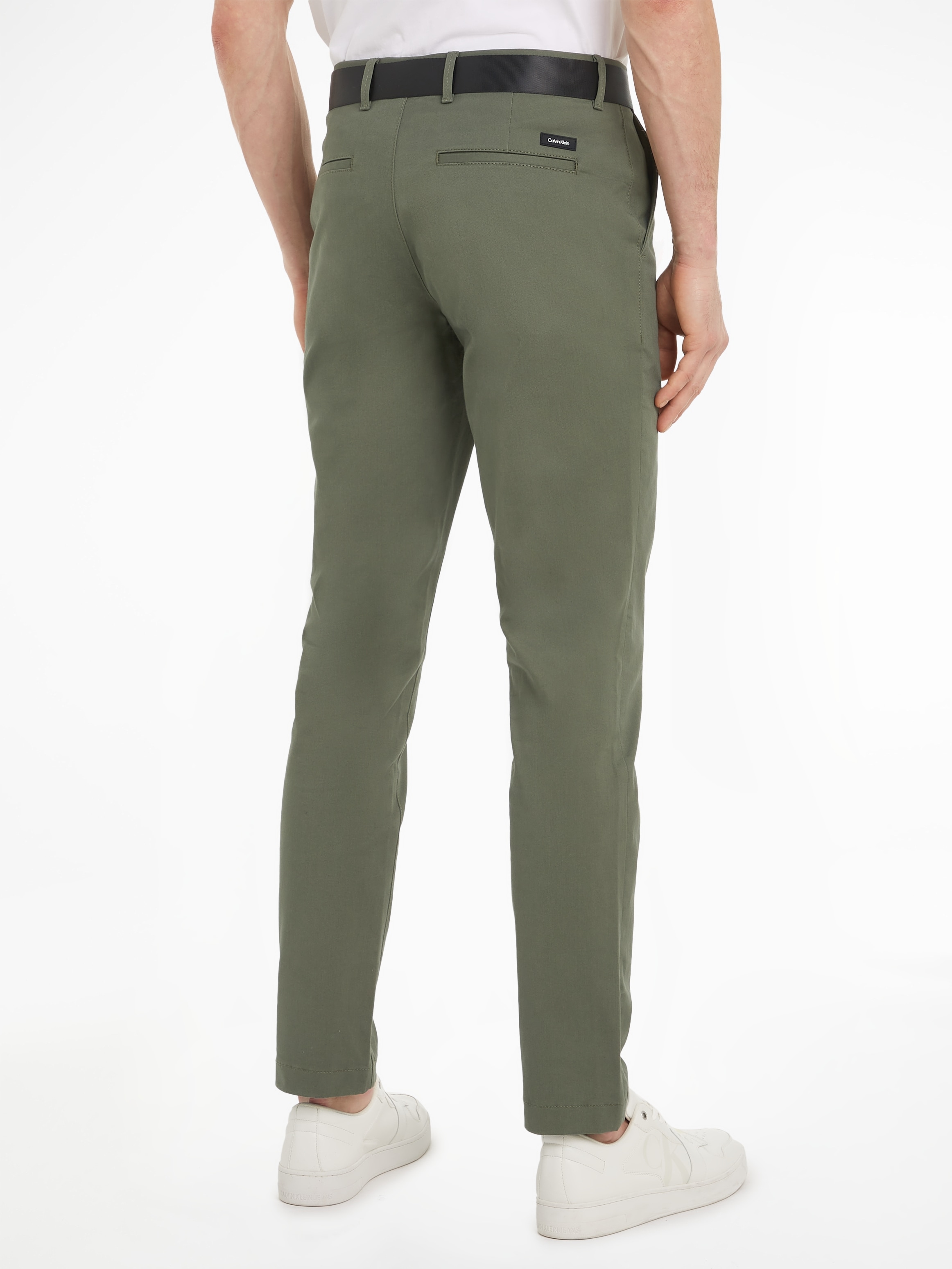 Calvin Klein Stoffhose "MODERN TWILL SLIM CHINO", mit Markenlabel günstig online kaufen