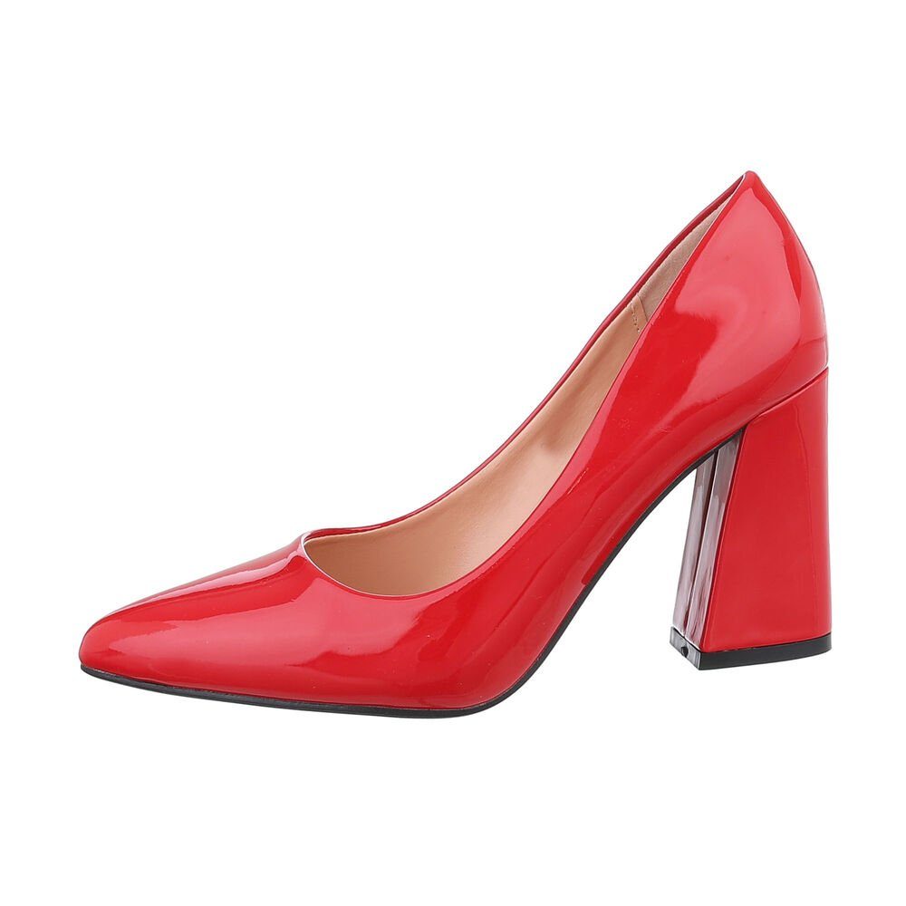 Ital-Design Damen Abendschuhe Elegant High-Heel-Pumps Blockabsatz günstig online kaufen