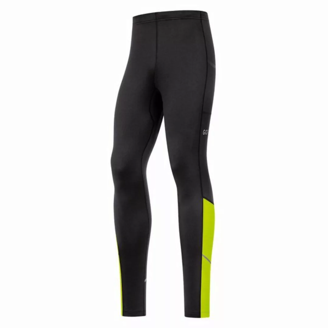 GORE® Wear Laufhose Gore Wear R3 Thermo Tights Herren Black Neon Yellow günstig online kaufen