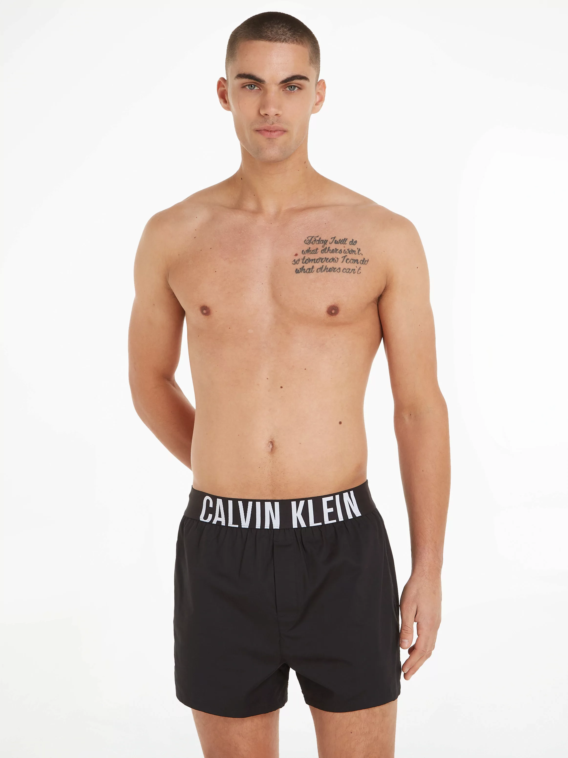 Calvin Klein Underwear Webboxer "BOXER SLIM 2PK", (Packung, 2 St., 2er) günstig online kaufen