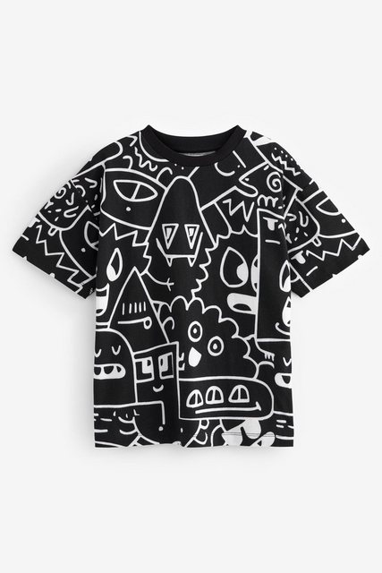 Next T-Shirt Lizenziertes T-Shirt, Doodle Boy (1-tlg) günstig online kaufen