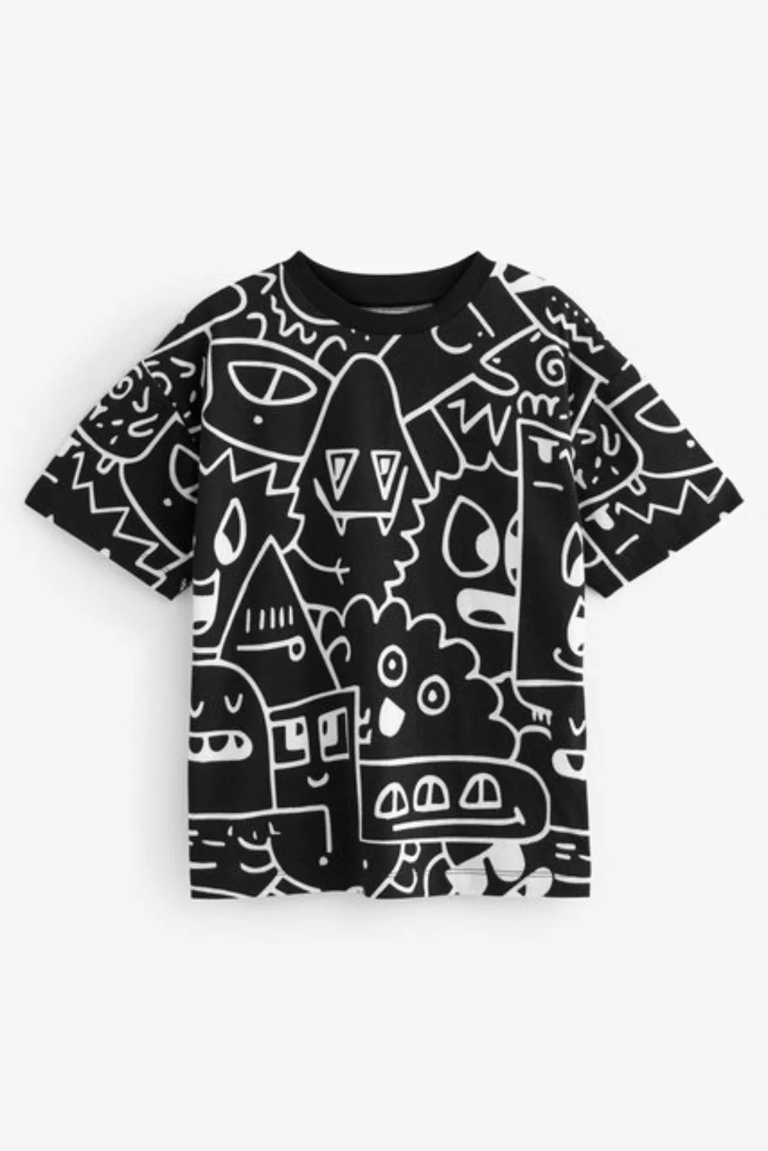 Next T-Shirt Lizenziertes T-Shirt, Doodle Boy (1-tlg) günstig online kaufen